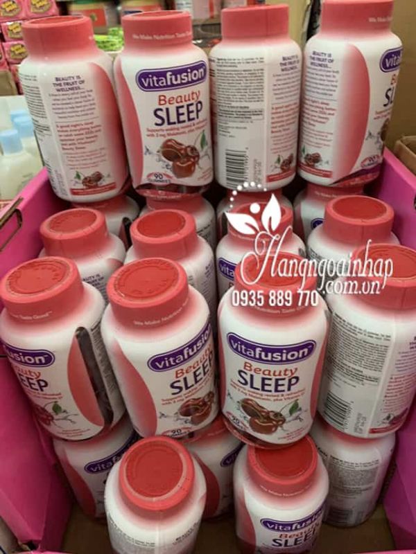 Kẹo dẻo hỗ trợ ngủ ngon Vitafusion Beauty Sleep Gummies 90v 5