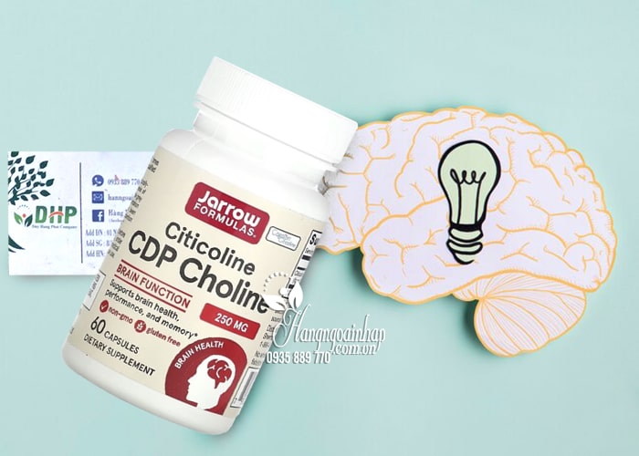 Thuốc bổ não Jarrow Formulas Citicoline CDP Choline 250mg 89