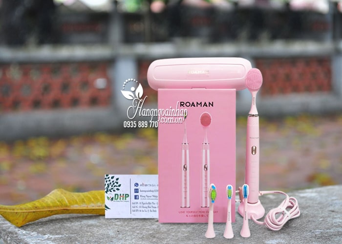 Bàn chải đánh răng điện Roaman RM T20 Nhật Bản màu hồng 7