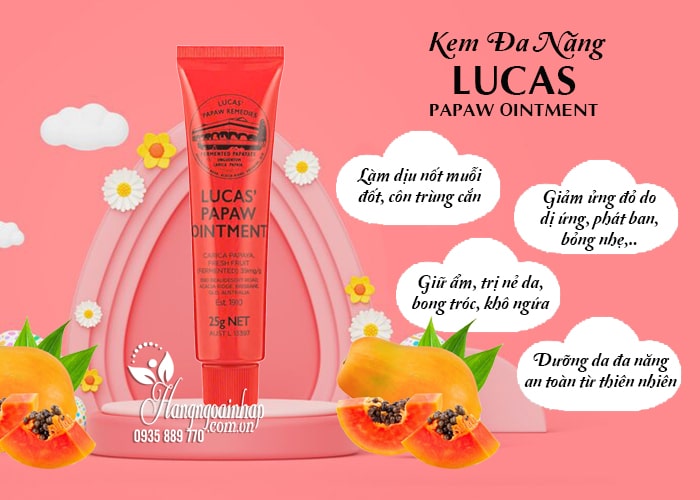 Kem Đa Năng Lucas Papaw Ointment 25g Của Úc 56