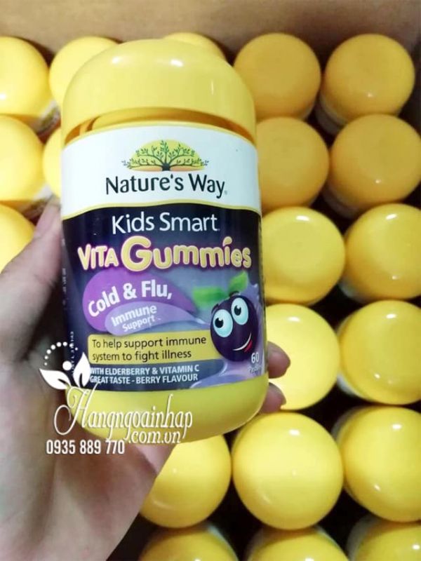 Kẹo dẻo tăng miễn dịch Nature’s Way Vita Gummies Immune 60 viên 2