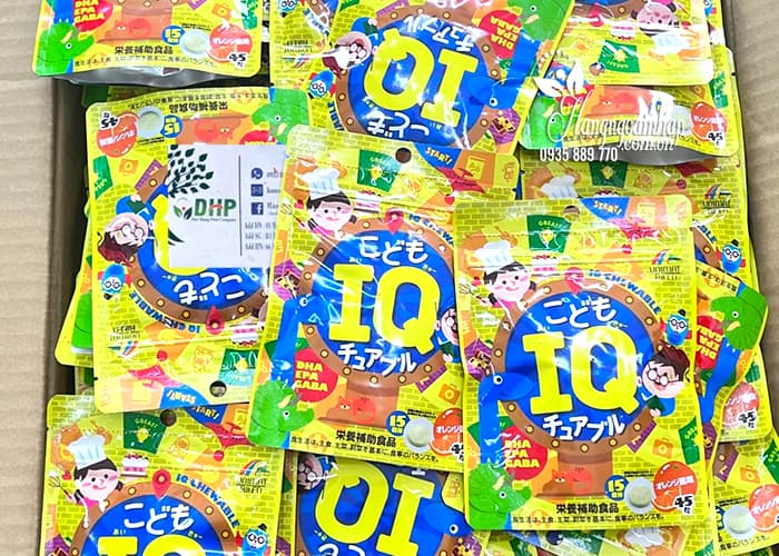 Kẹo IQ của Nhật Unimat Riken 45 viên giúp bé thông minh  4