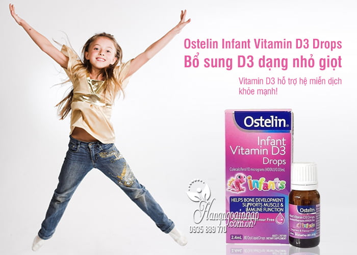 Ostelin Infant Vitamin D3 Drops - Bổ sung D3 dạng nhỏ giọt 3