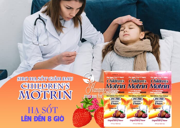 Siro hạ sốt giảm đau Children’s Motrin cho bé 2-11 tuổi 12