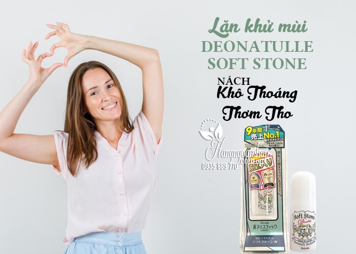 Lăn khử mùi Deonatulle Soft Stone  20g của Nhật Bản 12