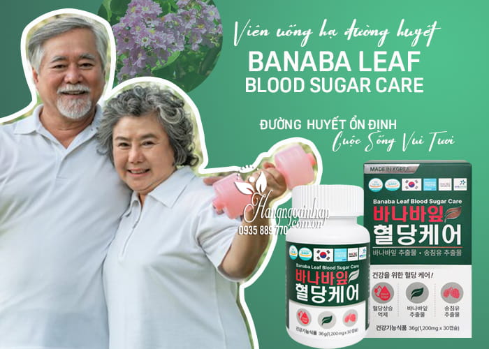 Viên uống hạ đường huyết Banaba Leaf Blood Sugar Care 30 viên 1