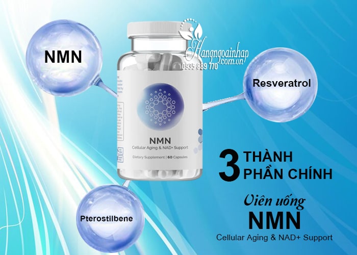 Viên uống Infiniwell NMN Cellular Aging & NAD+ Support Mỹ  45