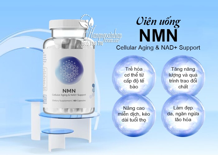 Viên uống Infiniwell NMN Cellular Aging & NAD+ Support Mỹ  78