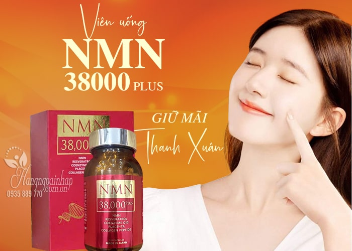 Viên uống NMN 38000 Plus của Nhật Bản 120 viên ngừa lão hóa 23