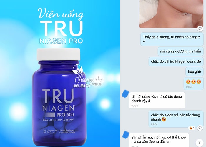 Viên uống Tru Niagen Pro 500mg 30 Capsules của Mỹ 9