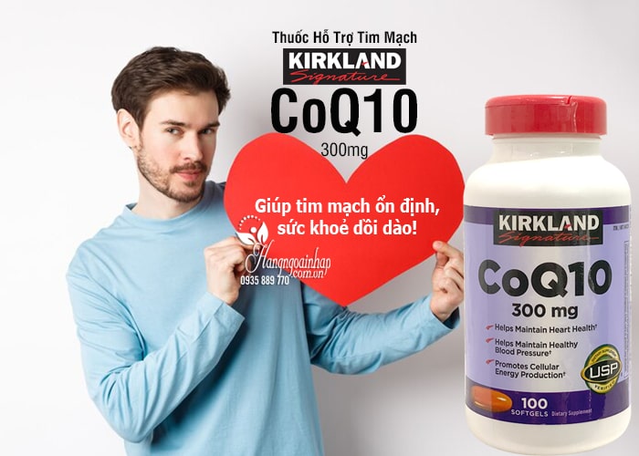 Viên uống bổ tim CoQ10 300mg Kirkland 100 viên của Mỹ 23