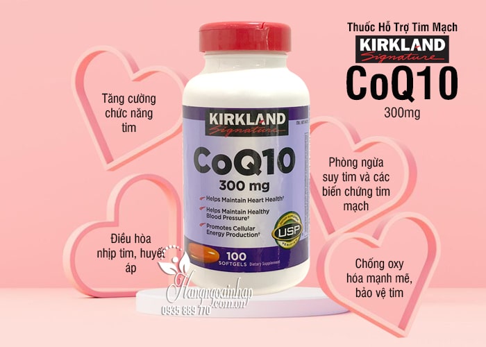 Viên uống bổ tim CoQ10 300mg Kirkland 100 viên của Mỹ 67