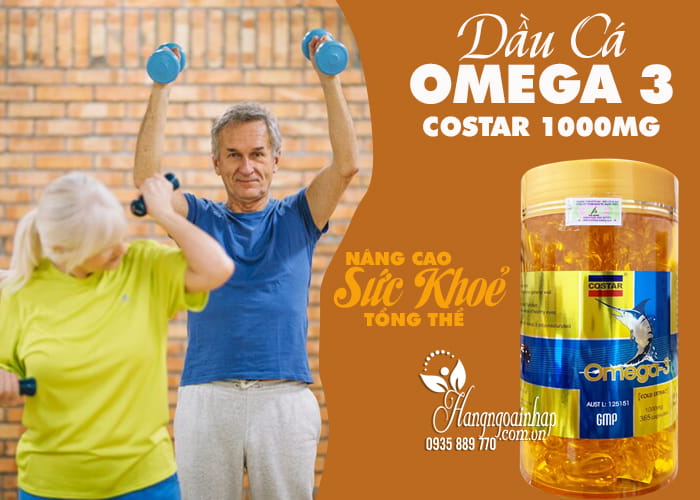 Dầu Cá Omega 3 Costar 1000mg của Úc hộp 365 viên 23