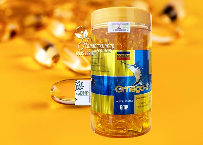 Dầu Cá Omega 3 Costar 1000mg của Úc hộp 365 viên 8