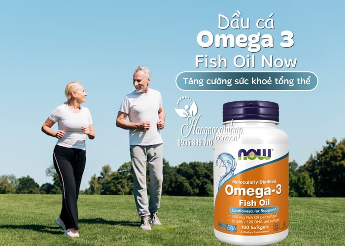 Dầu cá Now Omega 3 Fish Oil 1000mg của Mỹ hộp 100 viên  12