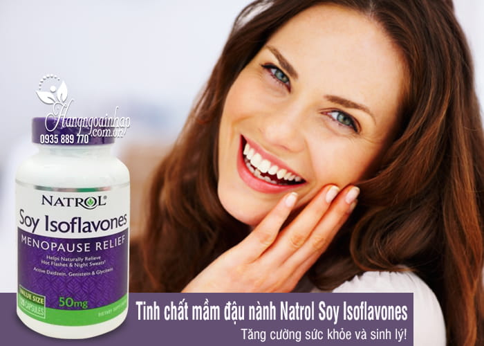 Tinh chất mầm đậu nành Natrol Soy Isoflavones 50mg 120 viên 6