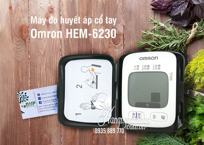 Máy đo huyết áp cổ tay Omron HEM-6230 của Nhật Bản 1