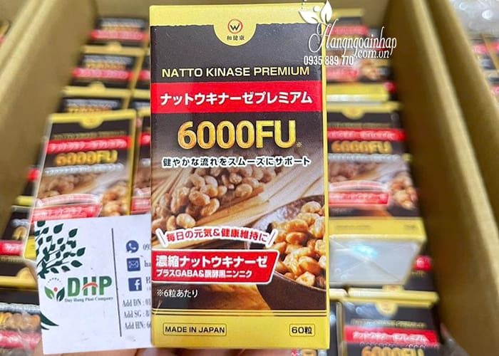 Viên uống chống đột quỵ Natto Kinase Premium 6000FU Nhật Bản 8