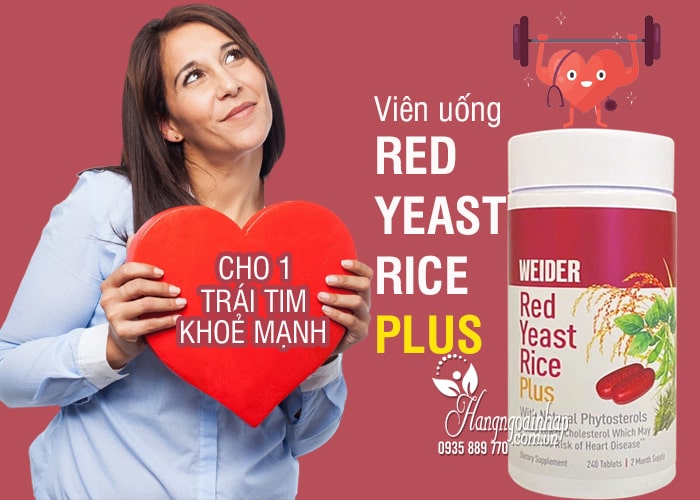 Viên uống Weider Red Yeast Rice Plus 1200mg của Mỹ 23