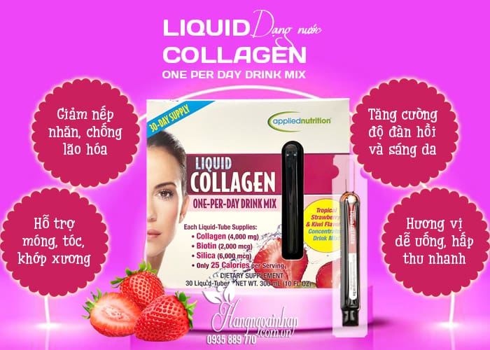 Liquid Collagen dạng nước  One Per Day Drink Mix của Mỹ 5