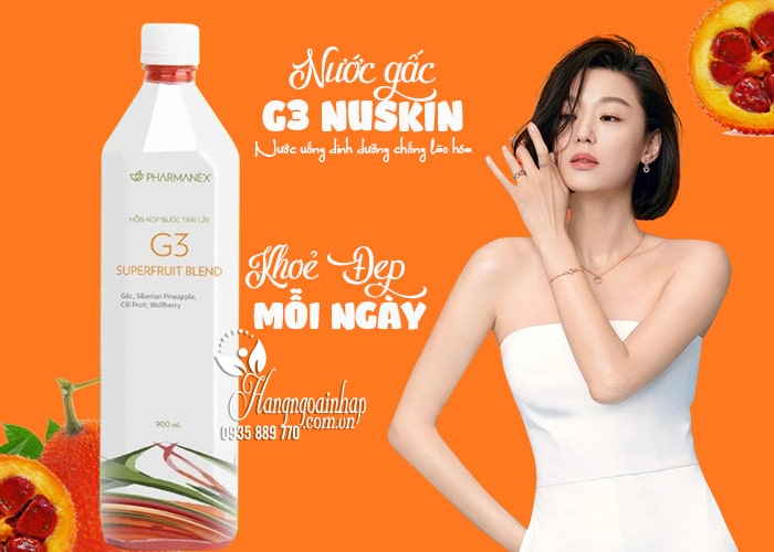 Nước gấc G3 Nuskin, nước uống dinh dưỡng chống lão hóa 12