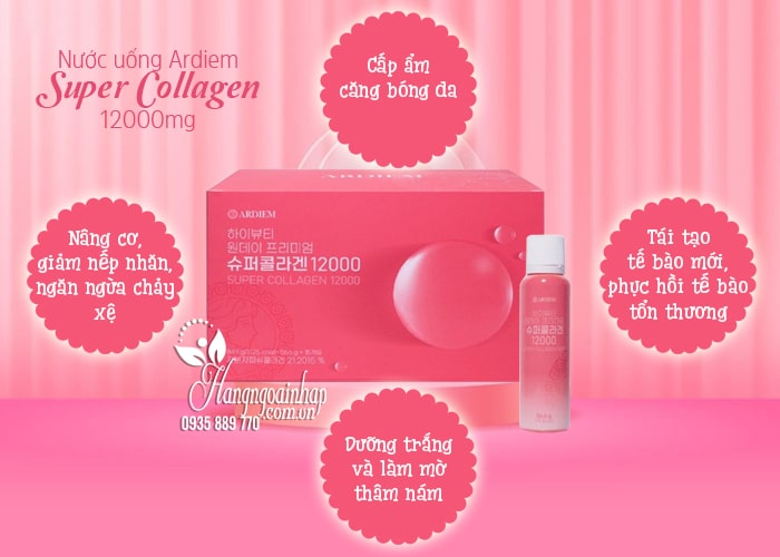 Nước uống Ardiem Super Collagen 12000mg của Hàn Quốc 45