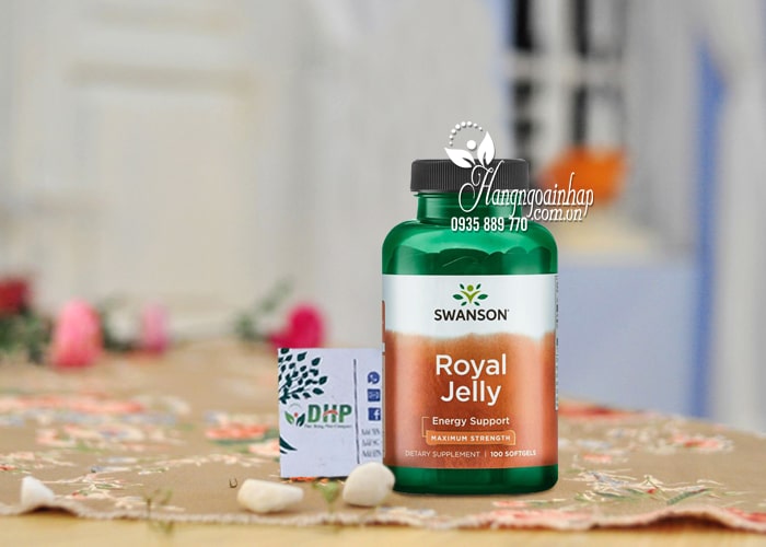 Sữa ong chúa Swanson Royal Jelly Energy Support của Mỹ 5