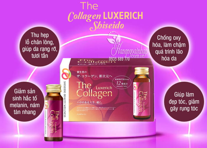 The Collagen EXR Shiseido dạng nước mẫu mới của Nhật,giá tốt 45