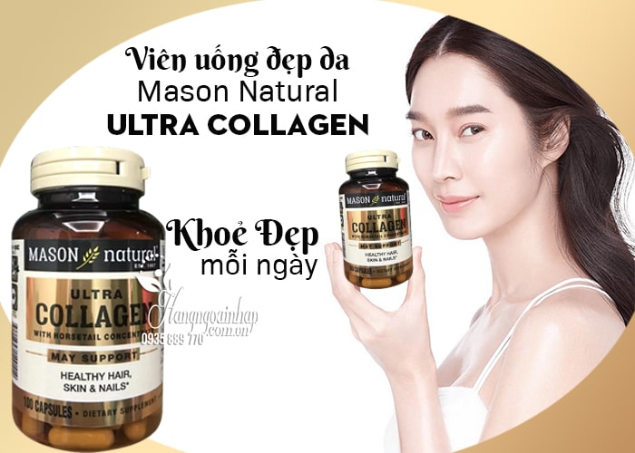 Viên uống đẹp da Mason Natural Ultra Collagen 100 mẫu mới 34