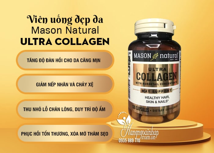 Viên uống đẹp da Mason Natural Ultra Collagen 100 mẫu mới 67