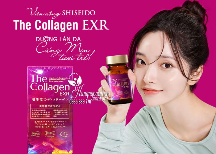 Viên uống Shiseido The Collagen EXR 126 viên chính hãng Nhật 23