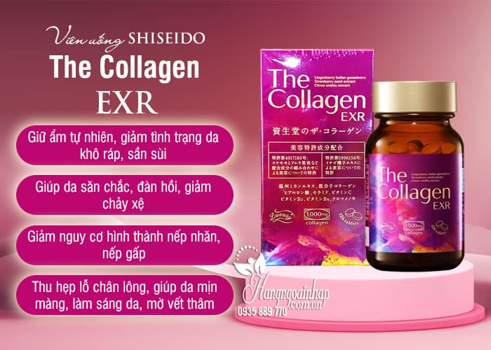 Viên uống Shiseido The Collagen EXR 126 viên chính hãng Nhật 26