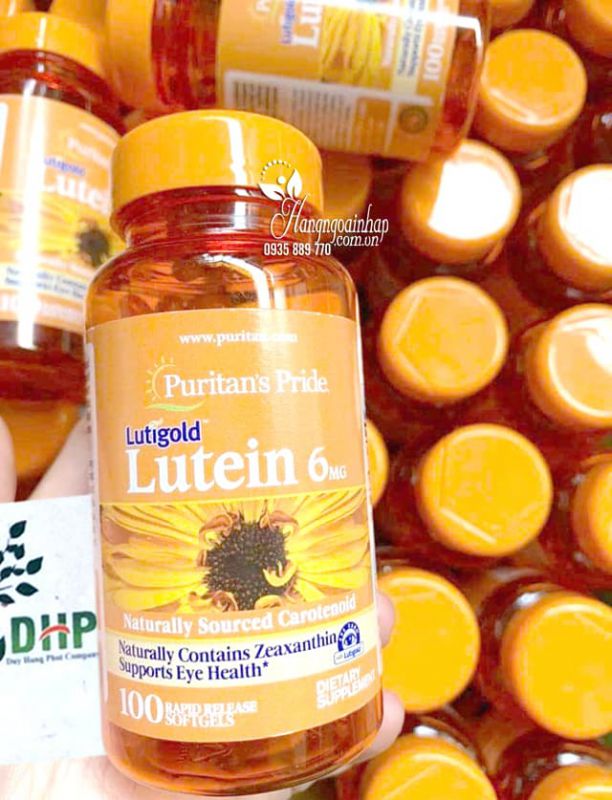 Viên uống bổ mắt Puritan's Pride Lutigold Lutein 6mg 100 viên của Mỹ 89