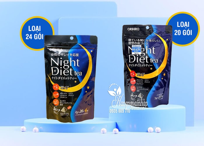 Trà giảm cân Orihiro Night Diet Tea 20 gói của Nhật Bản 0