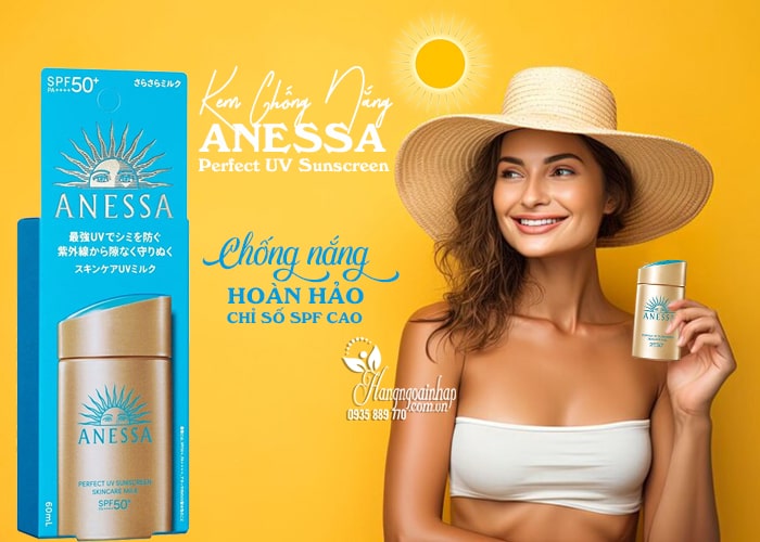 Kem Chống Nắng Anessa Perfect UV Sunscreen 60ml Nhật Bản 12