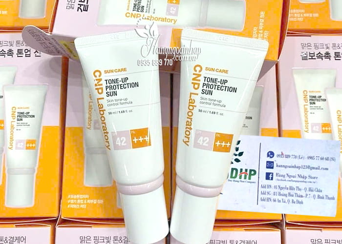 Kem chống nắng CNP Laboratory Tone Up Protection Sun Hàn Quốc 9