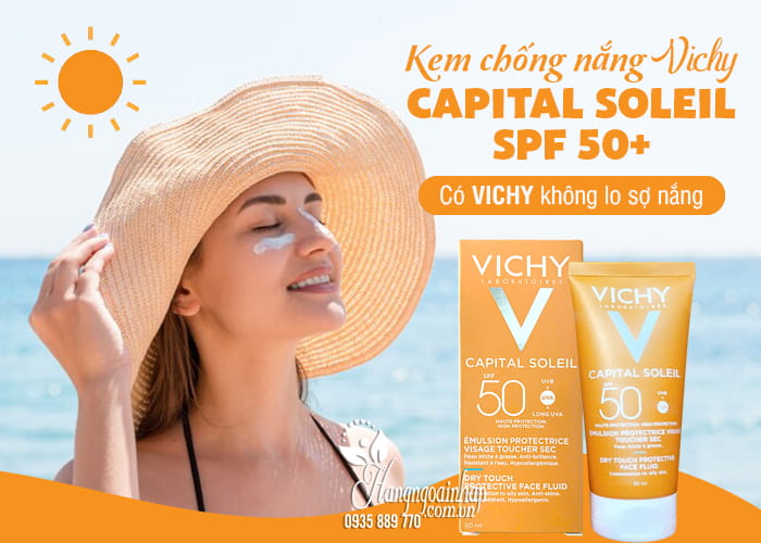 Kem chống nắng Vichy Captital Soleil SPF 50+ của Pháp 12