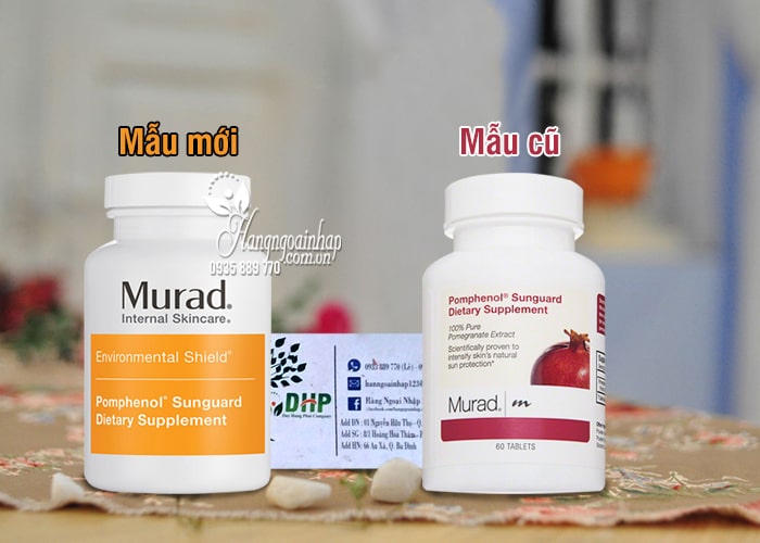 Viên uống chống nắng nội sinh Murad Pomphenol Sunguard 2