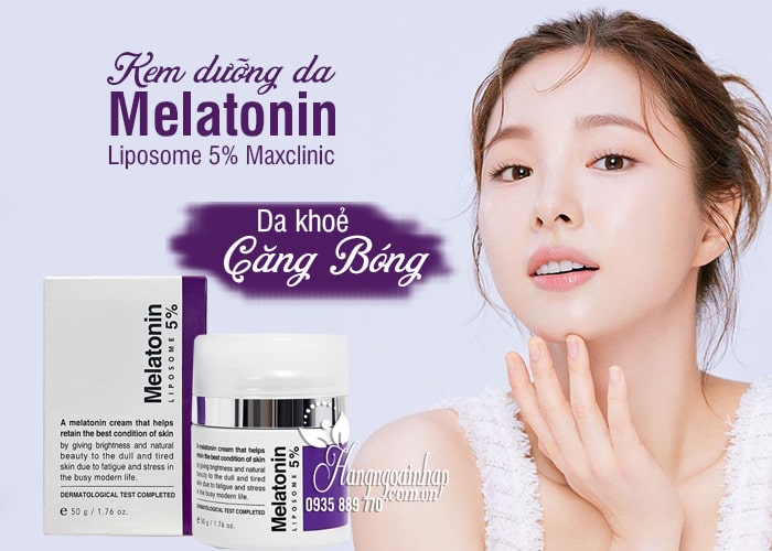 Kem dưỡng da Melatonin Liposome 5% Maxclinic hũ 50g 12