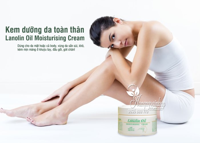 Kem dưỡng da toàn thân Lanolin Oil Moisturising Cream 250g 8