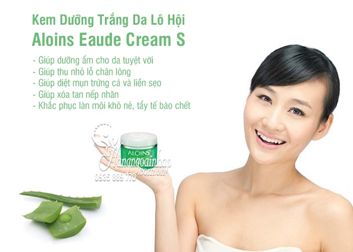 Kem Dưỡng Trắng Da Lô Hội Aloins Eaude Cream S 185g  2