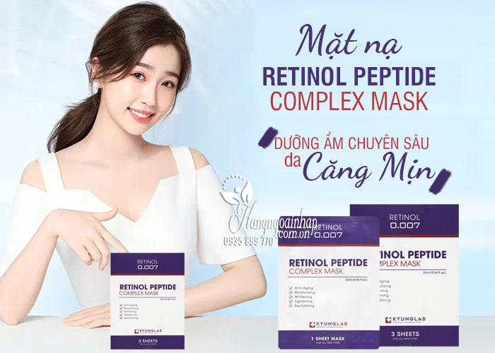 Mặt nạ Retinol Peptide Complex Mask Kyung Lab của Hàn Quốc 1