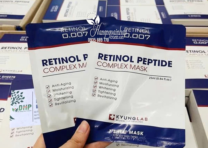 Mặt nạ Retinol Peptide Complex Mask Kyung Lab của Hàn Quốc 34