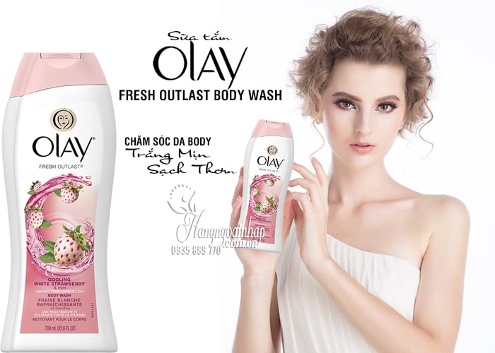 Sữa tắm Olay Fresh Outlast Body Wash 700ml của Mỹ 23