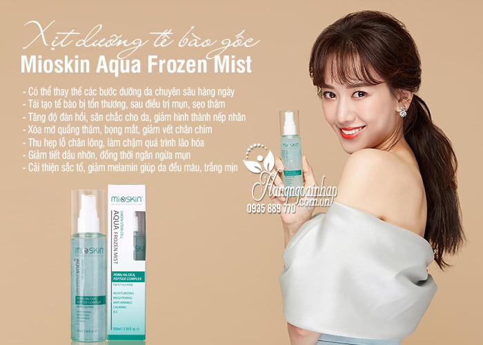 Xịt dưỡng tế bào gốc Mioskin Aqua Frozen Mist 100ml 2