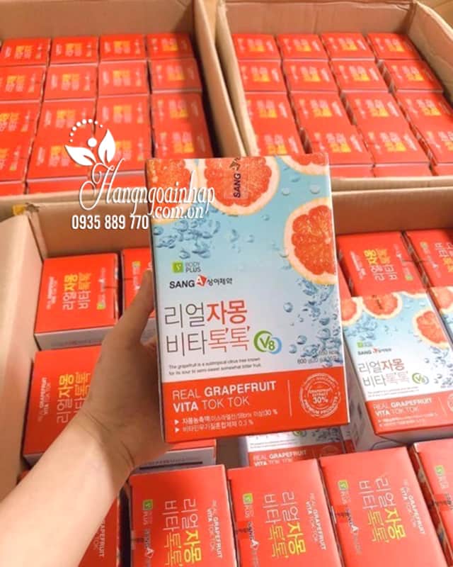 Nước ép bưởi giảm cân Real Grapefruit Vita Tok Tok Sanga 8