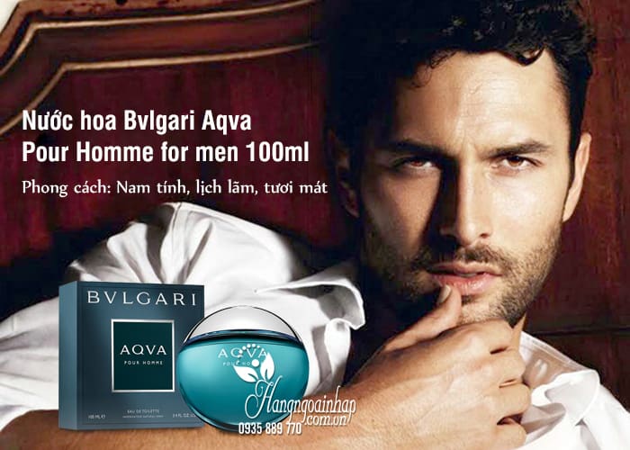 Nước hoa Bvlgari Aqva Pour Homme for men 100ml của Ý  34