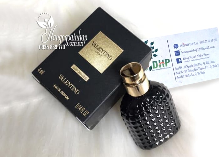 Nước hoa nam Valentino Uomo Noir Absolu mini 4ml 9