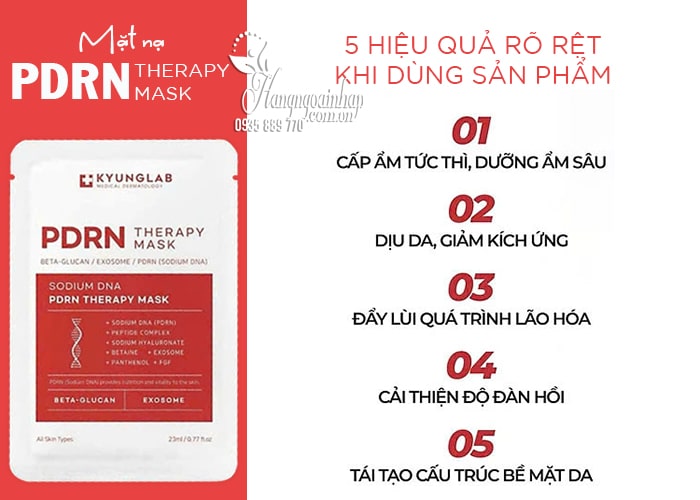 Mặt nạ Kyung Lab PDRN Therapy Mask 23ml của Hàn Quốc 0