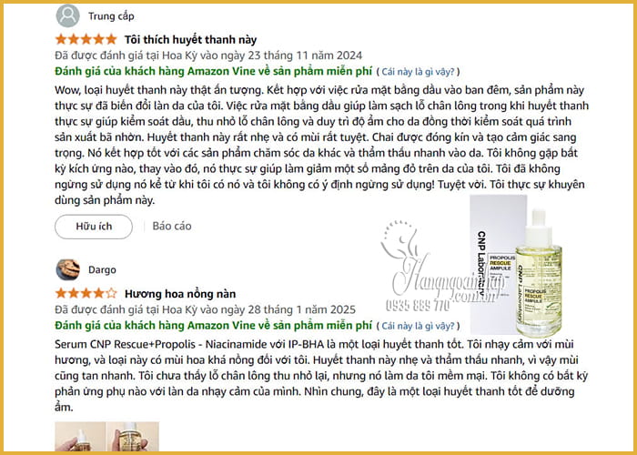 Serum CNP Laboratory Propolis Rescue Ampule 50ml Hàn Quốc 90